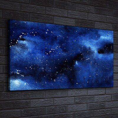 Canvas Wandbild Leinwand Bilder 140x70 Ein klastischer Sternenhimmel Wolken