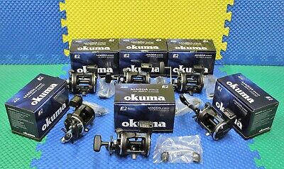 Okuma Magda Pro MA 20DLX Line Counter Trolling Reels LEFT HANDED 6