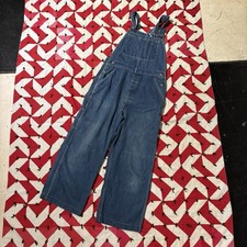 Vintage Big Mac Denim Overalls 1970s As Is Worn Faded