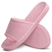 Shower Shoes, Women  Men  s Shower Slippers, Slides 7-8 Women/6-7 Men Pink