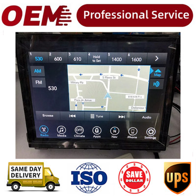 2017-21 Dodge Replacement 8.4'' Uconnect digitizer Touch Screen Radio Navigation