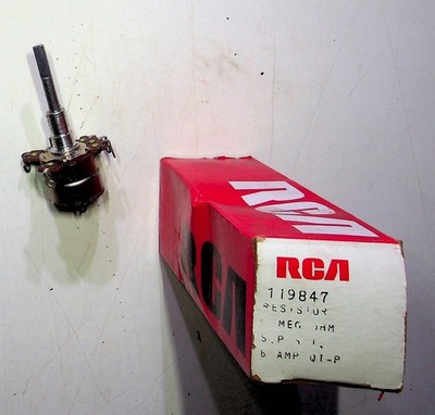 RCA 119847 Resistor Electronic Component MEG Ohm SPP 6 AMP NOS