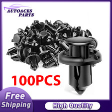For Honda S2000 100PCS 10mm Clips Bumper Rivets Retainer Fastener Hood Fender