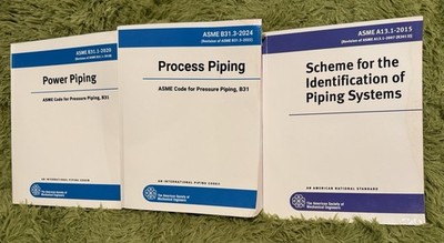 Process Piping ASME B31.3-2024/Power Piping B31.1-2020 /A13.1-2015 Scheme Bundle