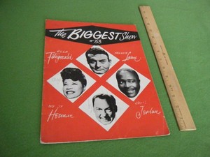 THE BIGGEST SHOW OF 53 PROGRAM FRANKIE LAINE ELLA FITZGERALD LOUIS JORDAN & more