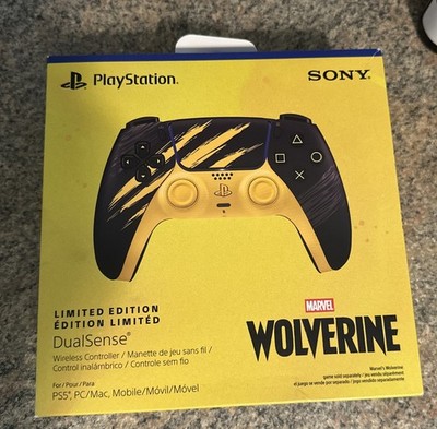 In Hand! PS5 DualSense Marvel Wolverine Battle Yellow Limited Edition Controller