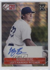 2021 Leaf Pro Set Metal 1991 Base Auto Red Wave Maddux Bruns #PS1-MB1 Auto 1u6