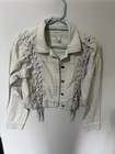 Forever 21 Jean Denim Light Blue Jacket Ties Size M Medium Contemporary