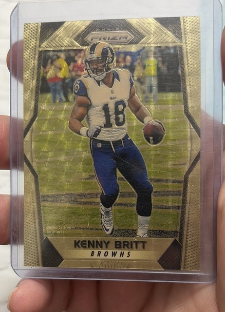 2017 Panini Prizm - Kenny Britt #60 Gold Vinyl SSP 5/5 Wow eBay 1/1 $$