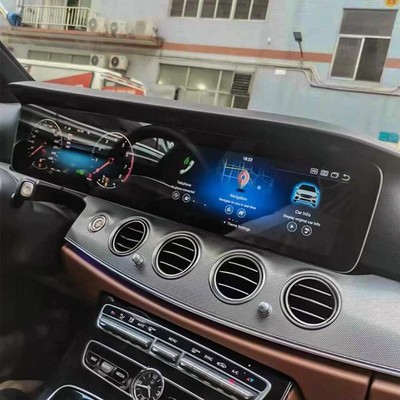 Android 13 Dual Screen For Mercedes E-Class 2017-2019 CarPlay Digital Cluster