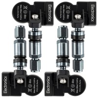 4x Tire Pressure Sensors TPMS Sensors Metal Valve Gunmetal for MG Cyberster 2023
