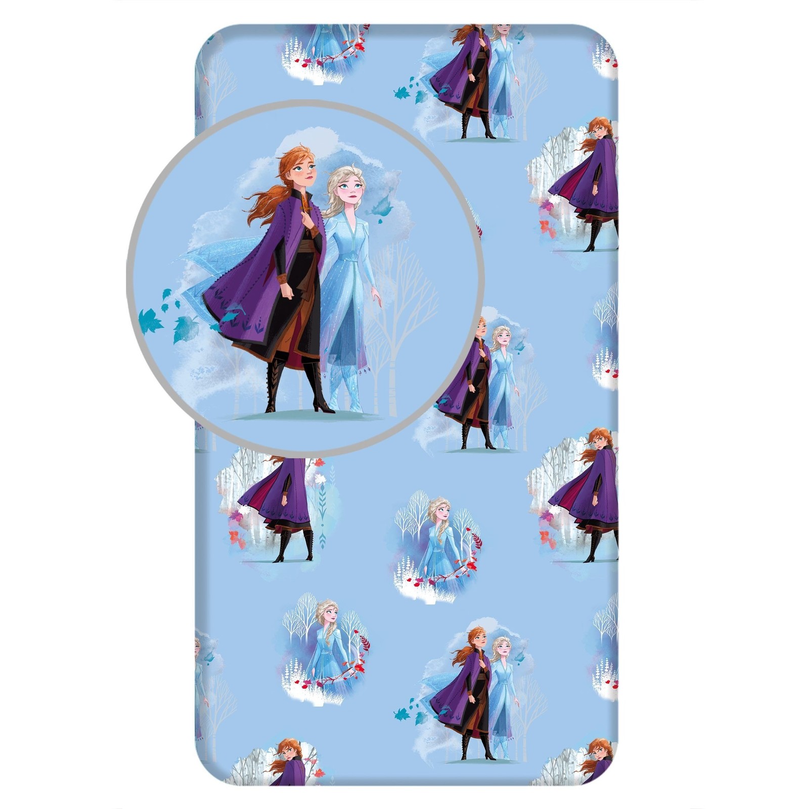 Disney Frozen Spannbettlaken 90200  Baumwolle Kinderbett