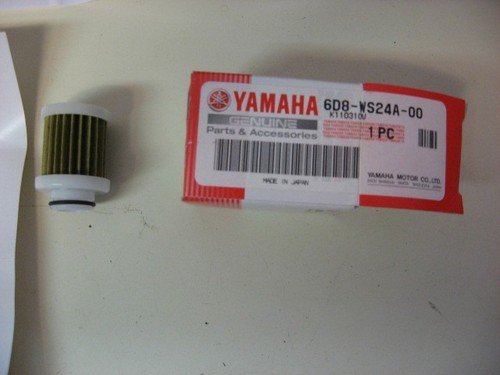 GENUINE YAMAHA 6D8-WS24A-00-00 Fuel Filter Element Marine Outboard 30-90hp motor - Afbeelding 1 van 3