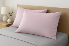 Comfort Beddings 100 Organic Cotton King King - 20" x 40" Pale Lilac
