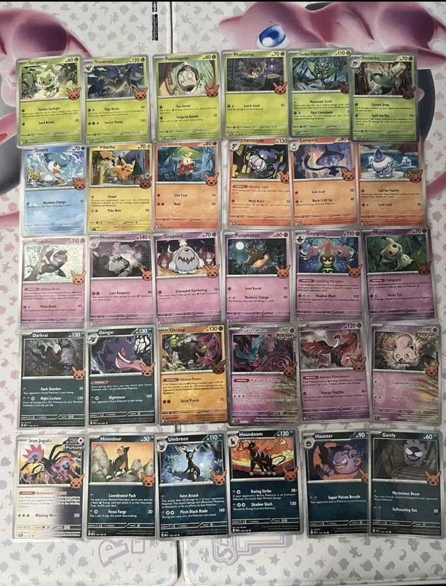pokemon trick or treat card set Pokemon Trick or Trade Complete Set of 30 Cards 2024 Halloween Trick or  Treat