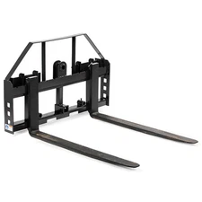 Titan Attachments Standard Series Pallet Fork Frame, 48" Pallet Fork Blades
