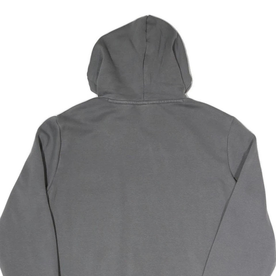 PUMA Sweat à Capuche Femme Gris L Mélange Coton Enfilé Décontracté - Photo 4/4