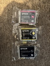 Epson T0715 Cheetah Ink Cartridge Multipack M/Y/BK No Cyan