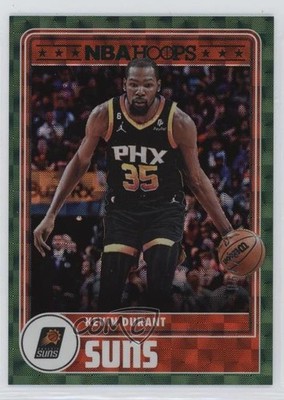 2023-24 Panini NBA Hoops Hoops Tribute Hyper Green 5/25 Kevin Durant #282 0c6