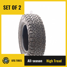 Set Of 2 Used Lt 26570r17 Bfgoodrich All-terrain Ta Ko2 112109s - 10.532 Set Of 2 Used Lt 26570r17 Bfgoodrich All-terrain Ta Ko2 112109s - 10.532