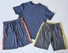 Hanna Andersson Active Boys 120 6-7 Tee T-Shirt Shirt Top Shorts Lot BA1-31
