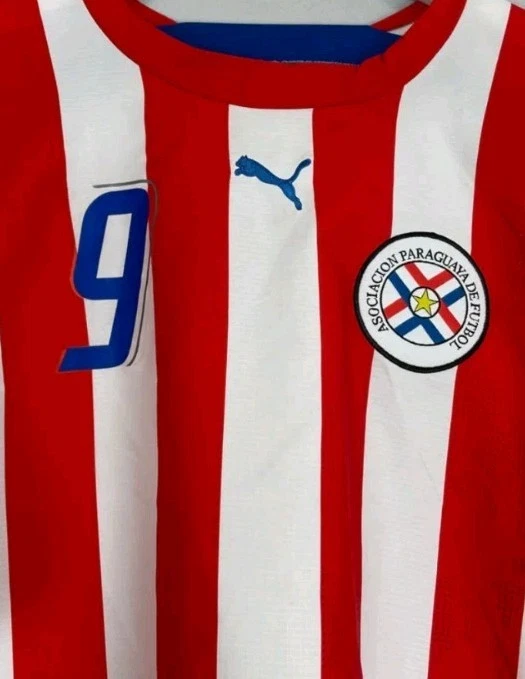 Camiseta de fútbol Puma Paraguay rara #9 Cardozo XL Foto 4 de 4