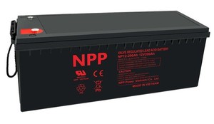 NP12-200Ah Gel Battery 12V 200Ah For Solar Power UPS Marine Boat RV (12 count)