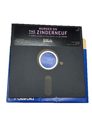 commodore 64 128 murder on the Zinderneuf 1983 program disc