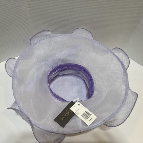 $98 Bellissima Spring Summer Easter Church Wedding Derby Hat BH312415 Lilac - Picture 9 of 11
