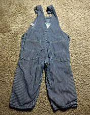 1970s OshKosh B'gosh 4T hickory Denim Bib Overalls
