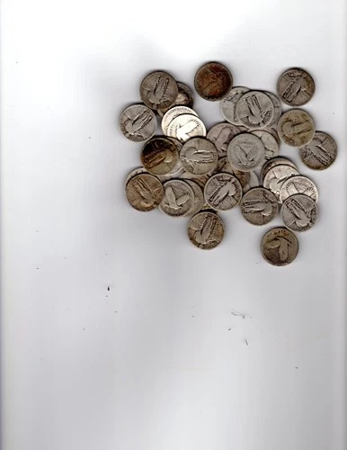 SILVER STANDING LIBERTY QUARTERS (40 COINS)