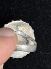 Vintage Zuni Native American Turquoise Petit Point Cluster Sterling Silver Ring — photo 6