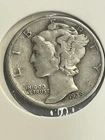 1939 Mercury dime, 90% silver, Fine Cond., By REEDERSONG