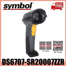 Symbol Motorola DS6707-SR20007ZZR Zebra 2D/1D/QR Barcode Scanner with USB Cable