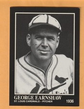 George Earnshaw St. Louis Cardinals 1991 Conlon TSN #88 Swarthmore Pennsylvania