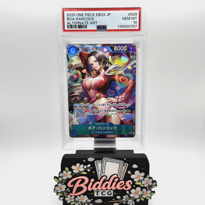 Boa Hancock (Alt Art) EB03-026 SR One Piece Heroines Edition - PSA