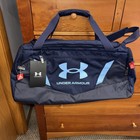 UNDER ARMOUR UA Undeniable 5.0 Small Duffle Bag Gym Training Bag Navy Blue 40L