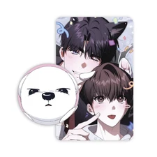 [Paws&Claws] Ding-dong It's me! Acrylic V-grip Set [Official Merch] Mofun Lezhin