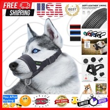Nylon Dog Muzzle for Small,Medium,Large Dogs Prevent from Biting,Barking and ...