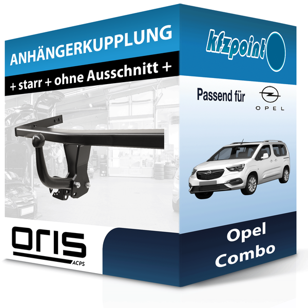 für Opel Combo 06.2018-Jetzt Oris AnhäNgerkupplung Starr Neu-image