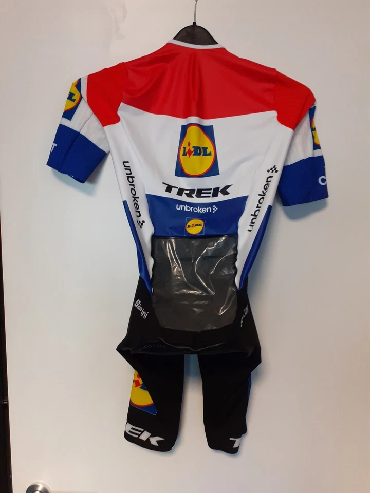 Original Santini Lidl Trek 2025 traje de contrarreloj brazo corto maestro Países Bajos (M) - Imagen 2 de 2