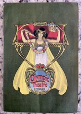 1921 Olympic Theater Program Edna Hibbard Chicago IL Capper & Capper Tobacco Ads