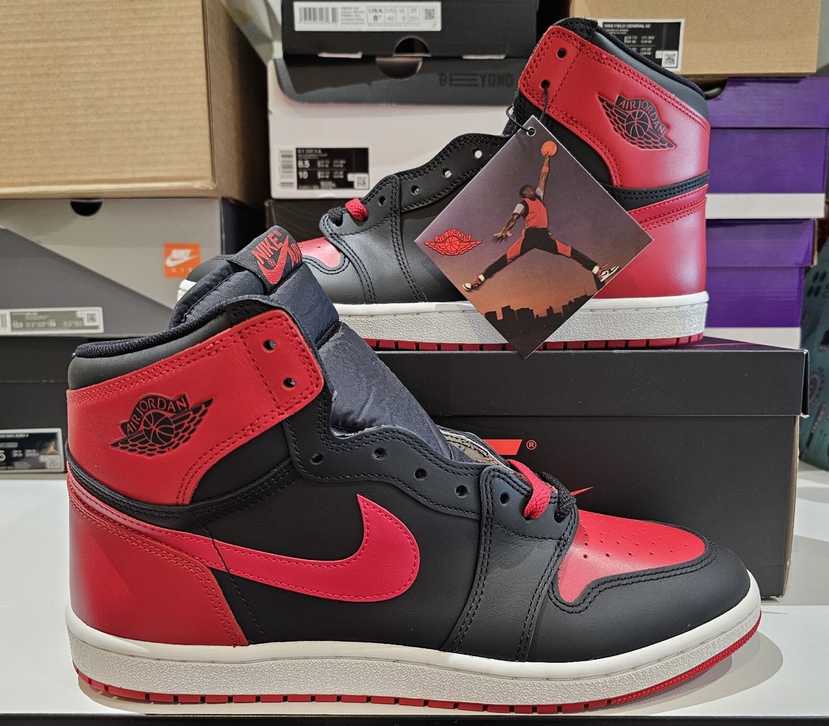 Nike Air Jordan Retro High 85 OG Bred (2025) Size UK 12 US 13  HV6674-067