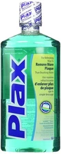 Plax Oral Rinse Mouthwash Removes Germs Dye Free Soft Mint Flavor 24 Ounces