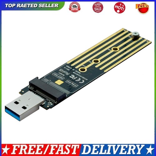 Adaptateur NVME vers USB 10Gbps USB 3.1 Gen 2 vers M.2 NVMe SSD Convertisseur Adaptateur