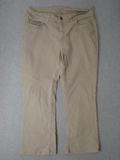 TJ11427 **LEE RIDERS** BOOT CUT WOMENS JEANS sz16P BEIGE