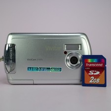 Vivitar Digital Camera Vivicam 3105s 3.2MP Silver Tested