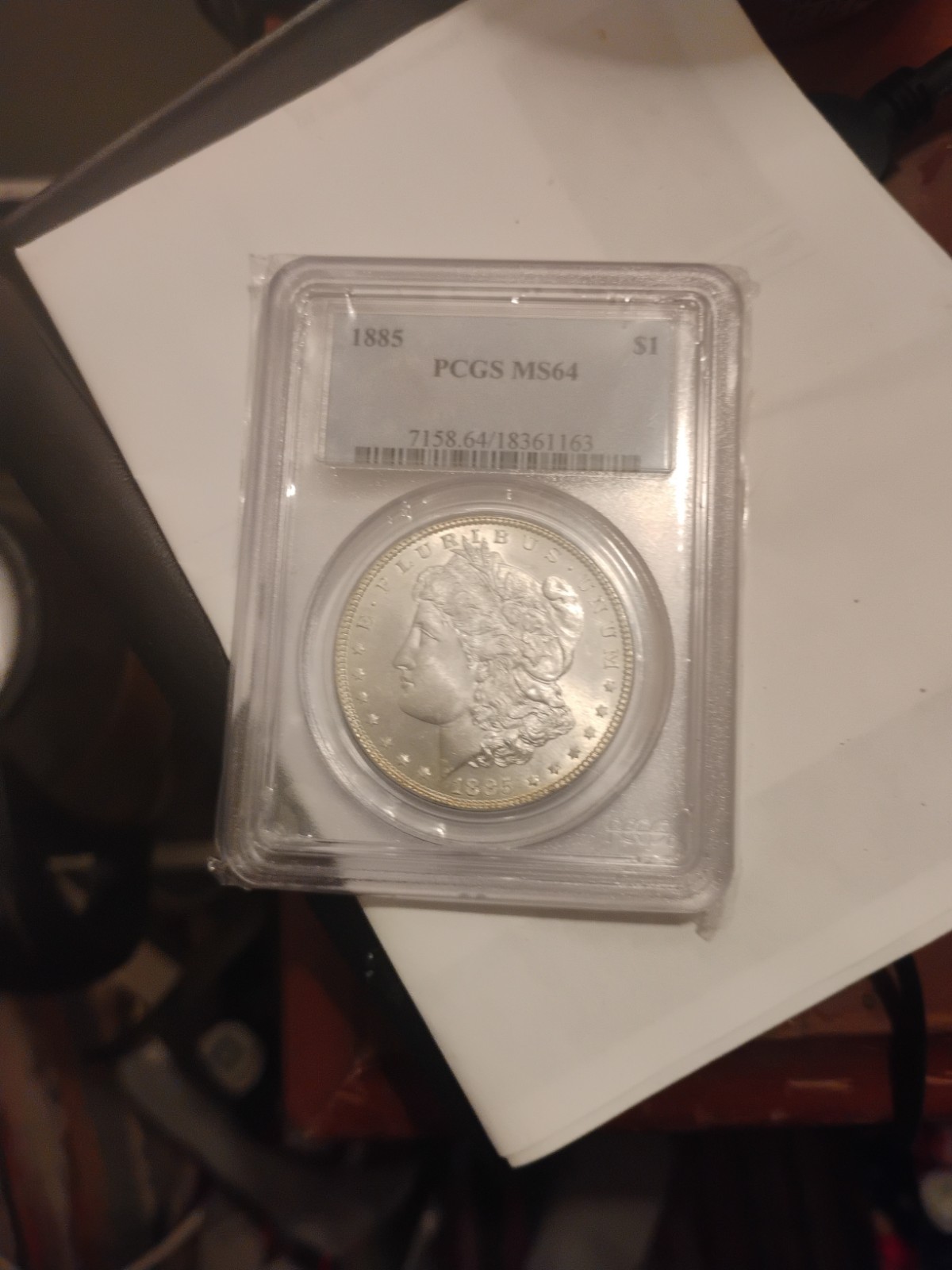 1885-P Morgan Silver Dollar - PCGS MS64 - Nice Luster Original Coin