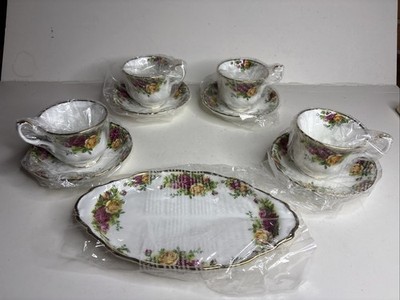 Royal Albert 9 Piece Bone China Old Country Roses Brand New Tea Completer Set WB