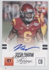 2015 Panini Prestige Rookie Signatures Josh Shaw #253 Auto 0v1